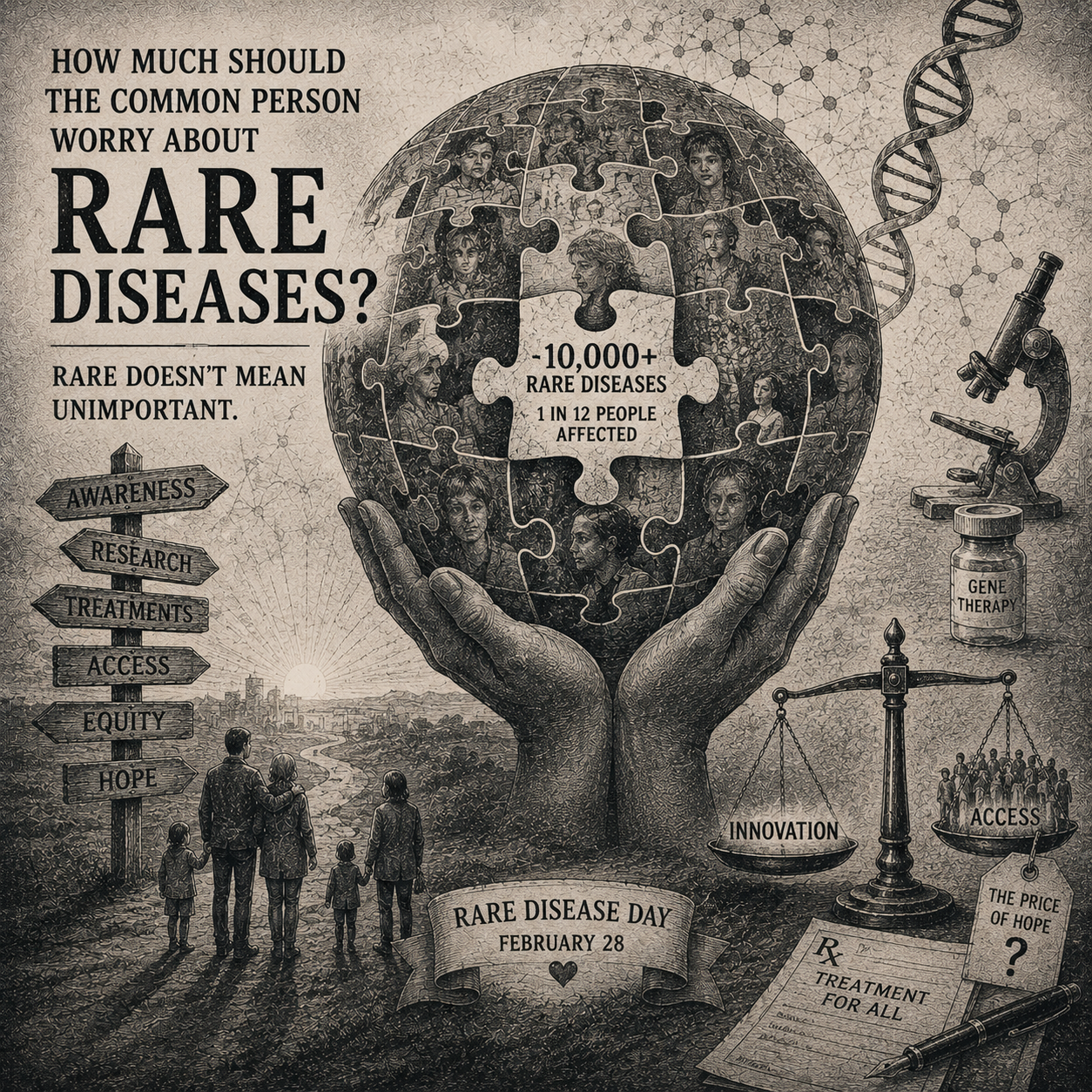 How Much Should the Common Person Worry about Rare Diseases?