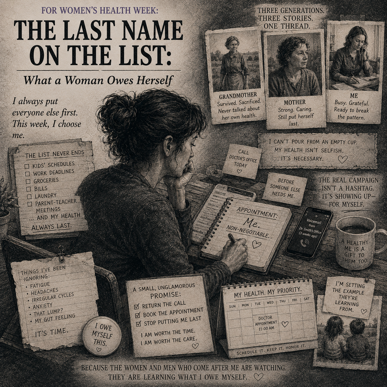 The Last Name on the List: What a Woman Owes Herself